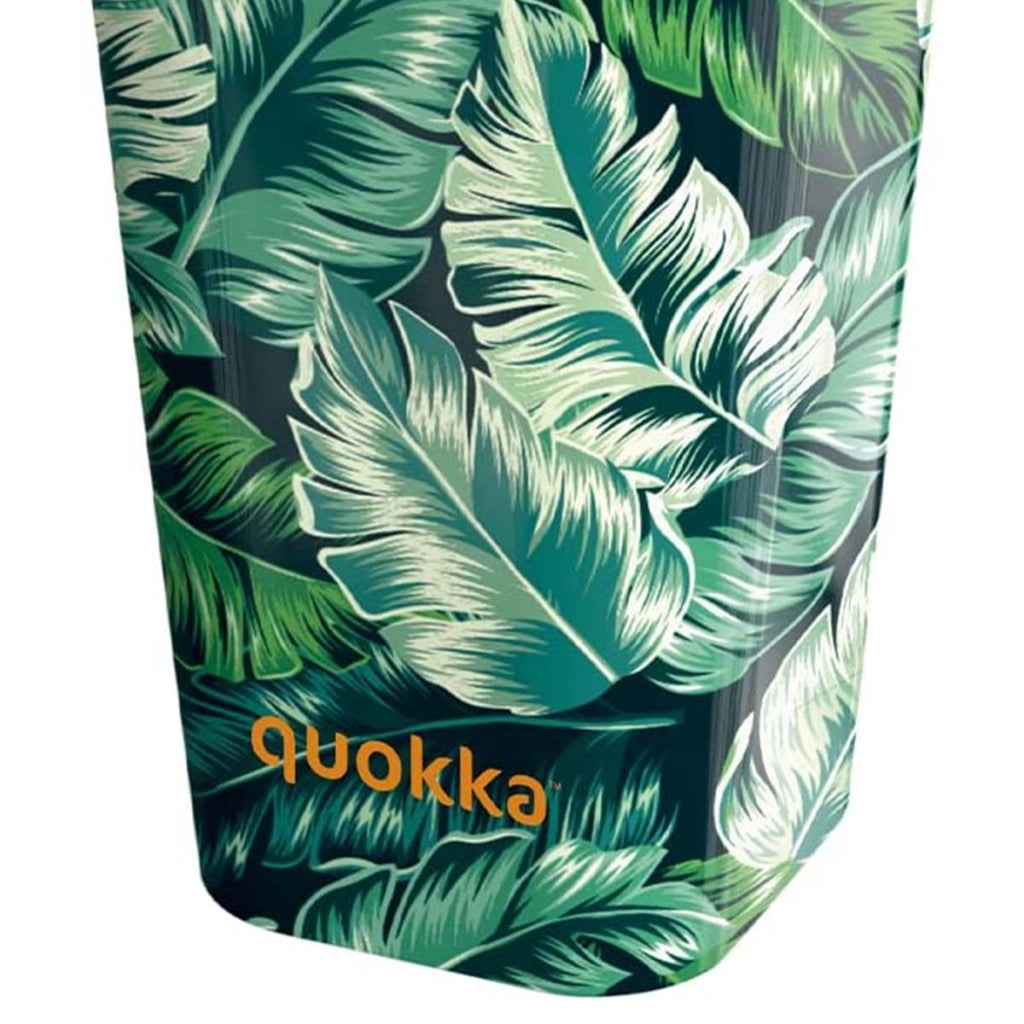 Bicchiere Termico 450ml Doppia Parete Antifuoriuscita Ermetico senza BPA Verde foresta Quokka