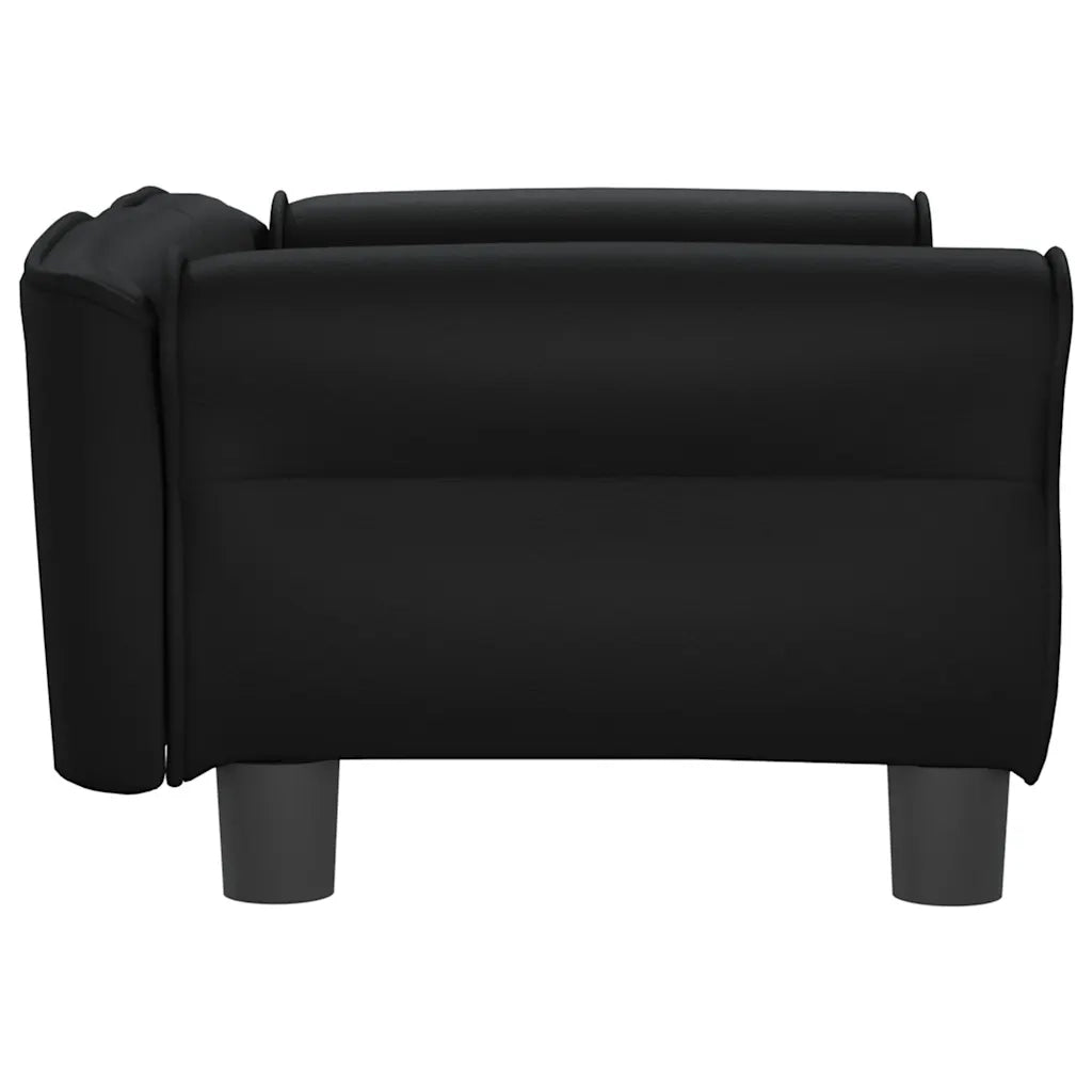 Lettino per Cani Nero 70x45x30 cm in Similpelle 171831