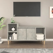 Mobile per TV Grigio Cemento 100x35x55 cm Legno Multistrato 821176