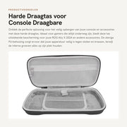 Borsa di trasporto con chiusura rigida - Borsa portatile per accessori - Console - Accessori per console - Multiuso - Fodero per schede - Compatibile con ROG Ally X 2024