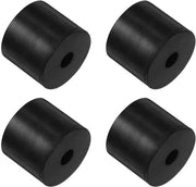 Set di 4 pattini di isolamento vibratorio in neoprene 10 x 40 x 40 mm - Neri - Per uso domestico, auto e barche