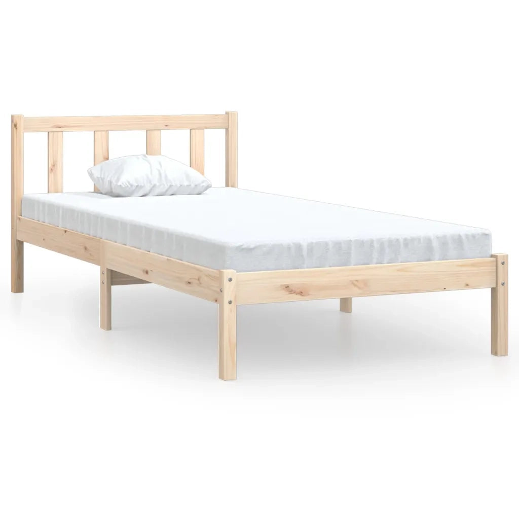 Giroletto-Struttura Letto in Legno Massello di Pino 100x200 cm 932267