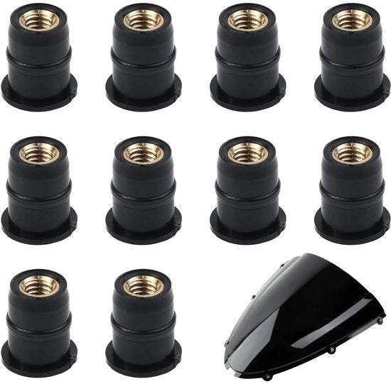 M5 - Mozzo Acquaplastico - 10 Stuks - Isolante Antivibrazionale - Traspirante - Materiale Resine - Duraturo e Resistente all'Acqua