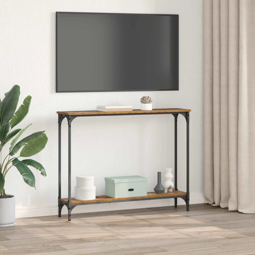 Tavolo consolle Legno vecchio 100 x 22,5 x 75 cm 882190