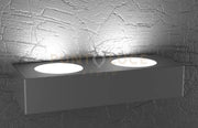 ECCENTRIC APPLIQUE 2 LUCI MONOEMISSIONE GRIGIO ANTRACITE 1156-A2-GA