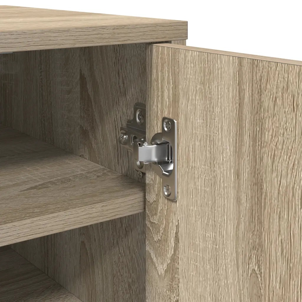 Scarpiere 2 pz | Mobile per scarpe Rovere Sonoma 32x35x70 cm in Truciolato