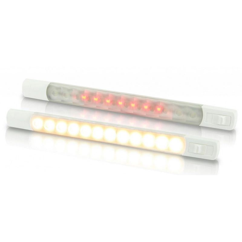 STRIP LED BIANCO CALDO/ROSSO 12V
