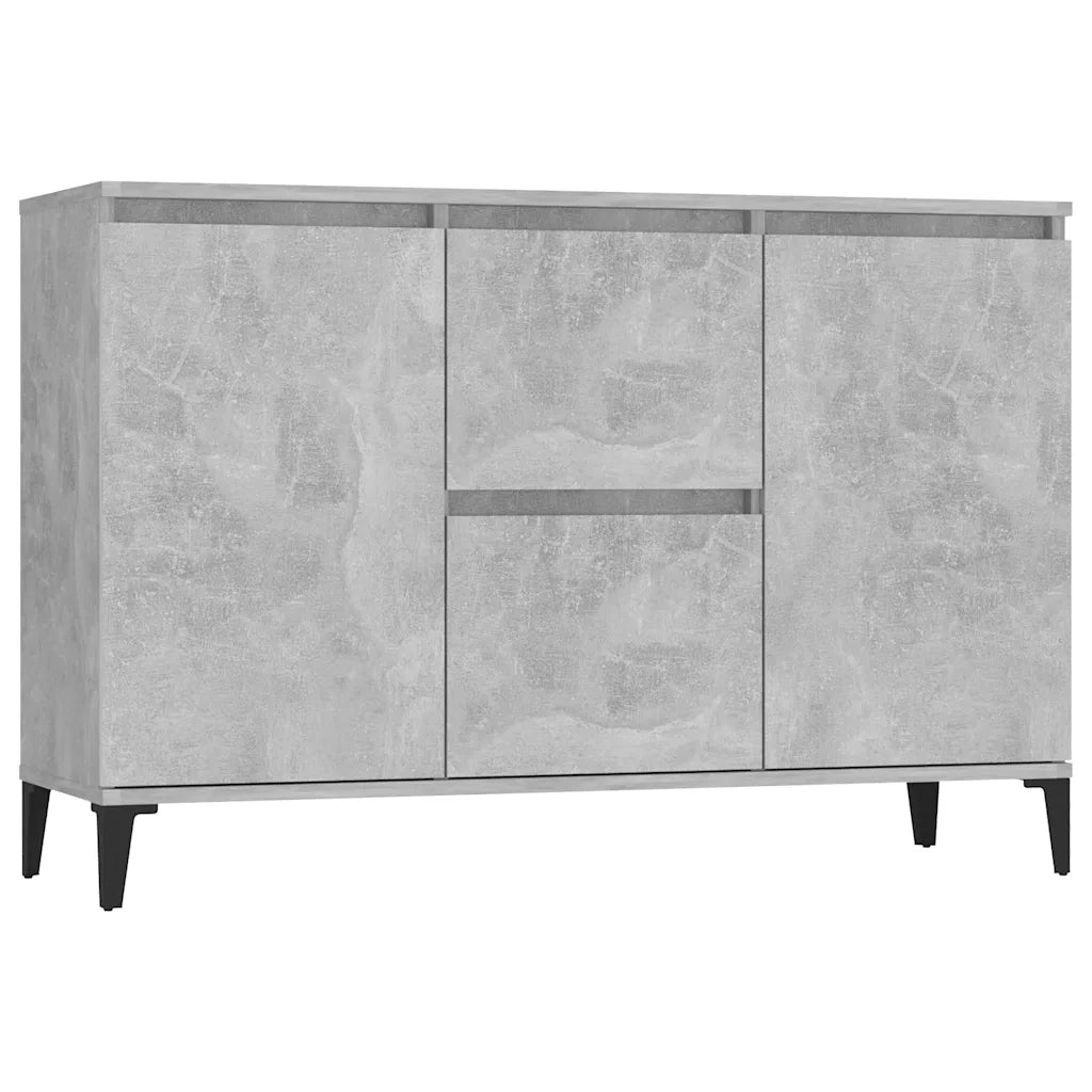 Credenza Grigio Cemento 104x35x70 cm in Truciolato cod mxl 6555