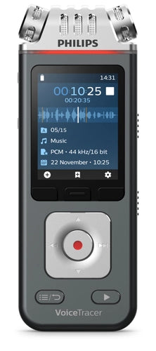 Philips VoiceTracer Nero, Grigio