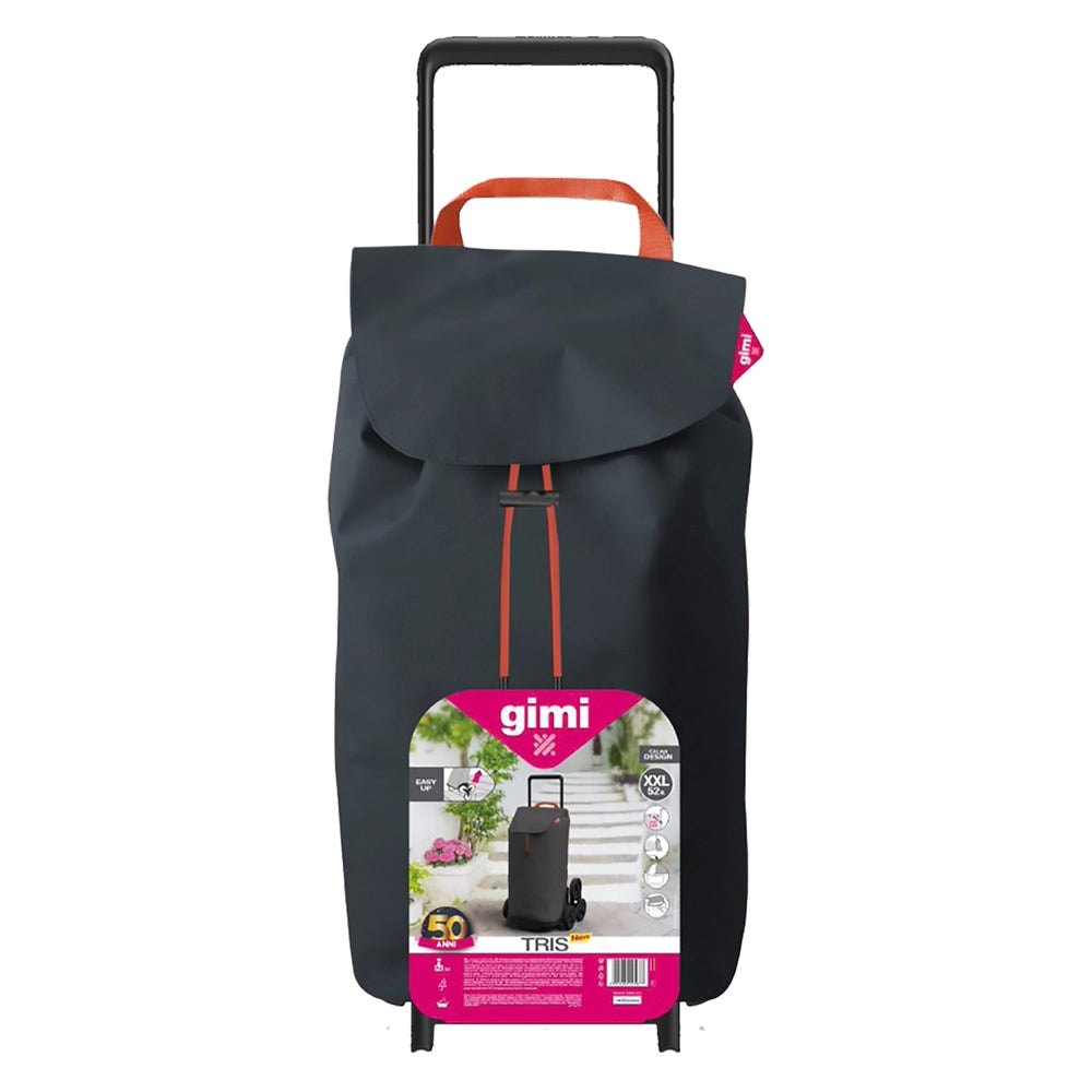 TROLLEY PORTASPESA 'TRIS' colore grey eboni  - GIMI