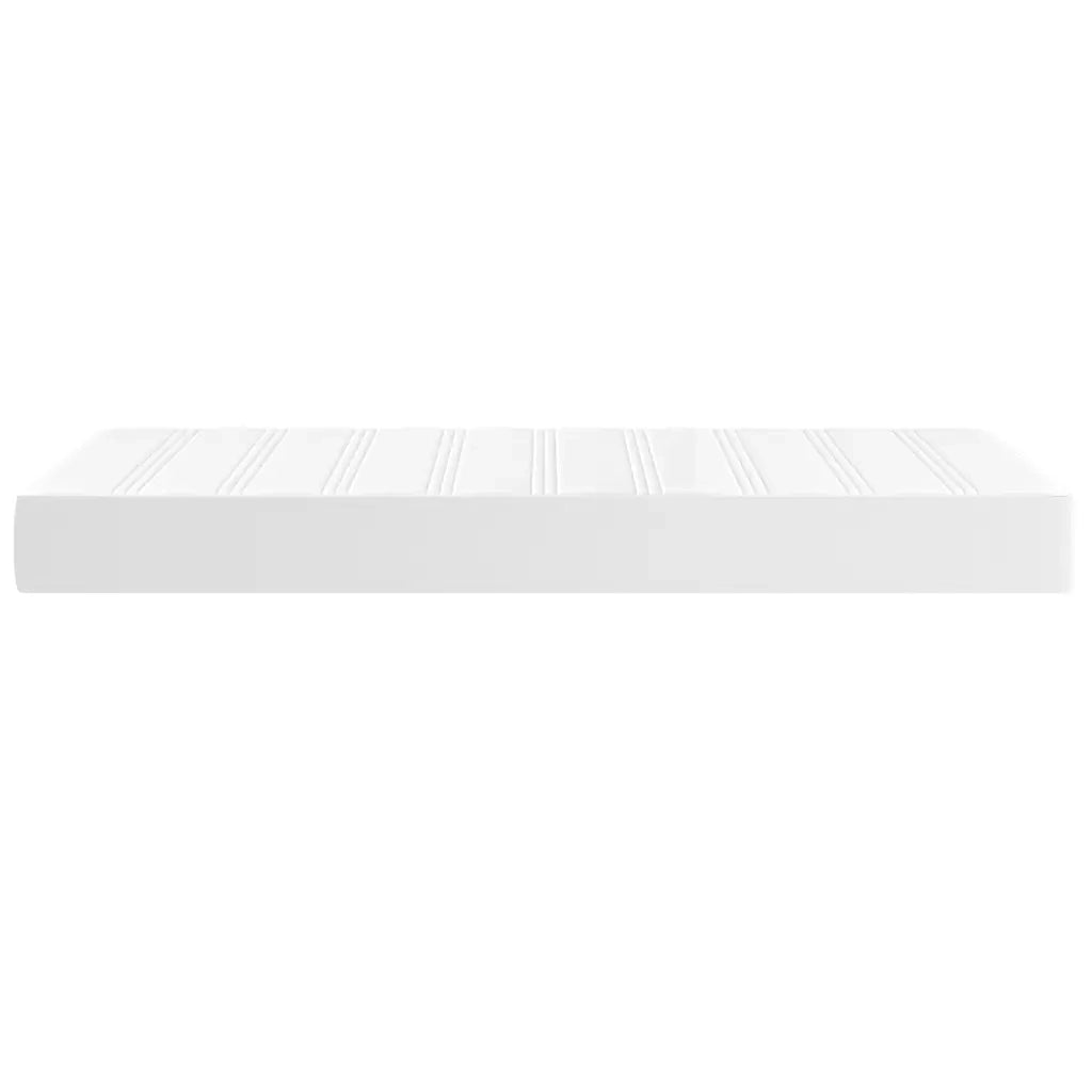 Materasso a Molle Insacchettate Rigidità Media Bianco 80x200x20 cm in Similpelle 347683