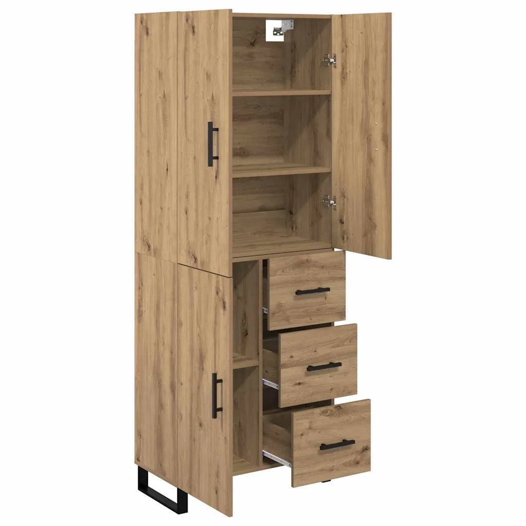 Credenza 2 pcs Rovere artigianale 69,5 x 34 x 180 cm 3415920