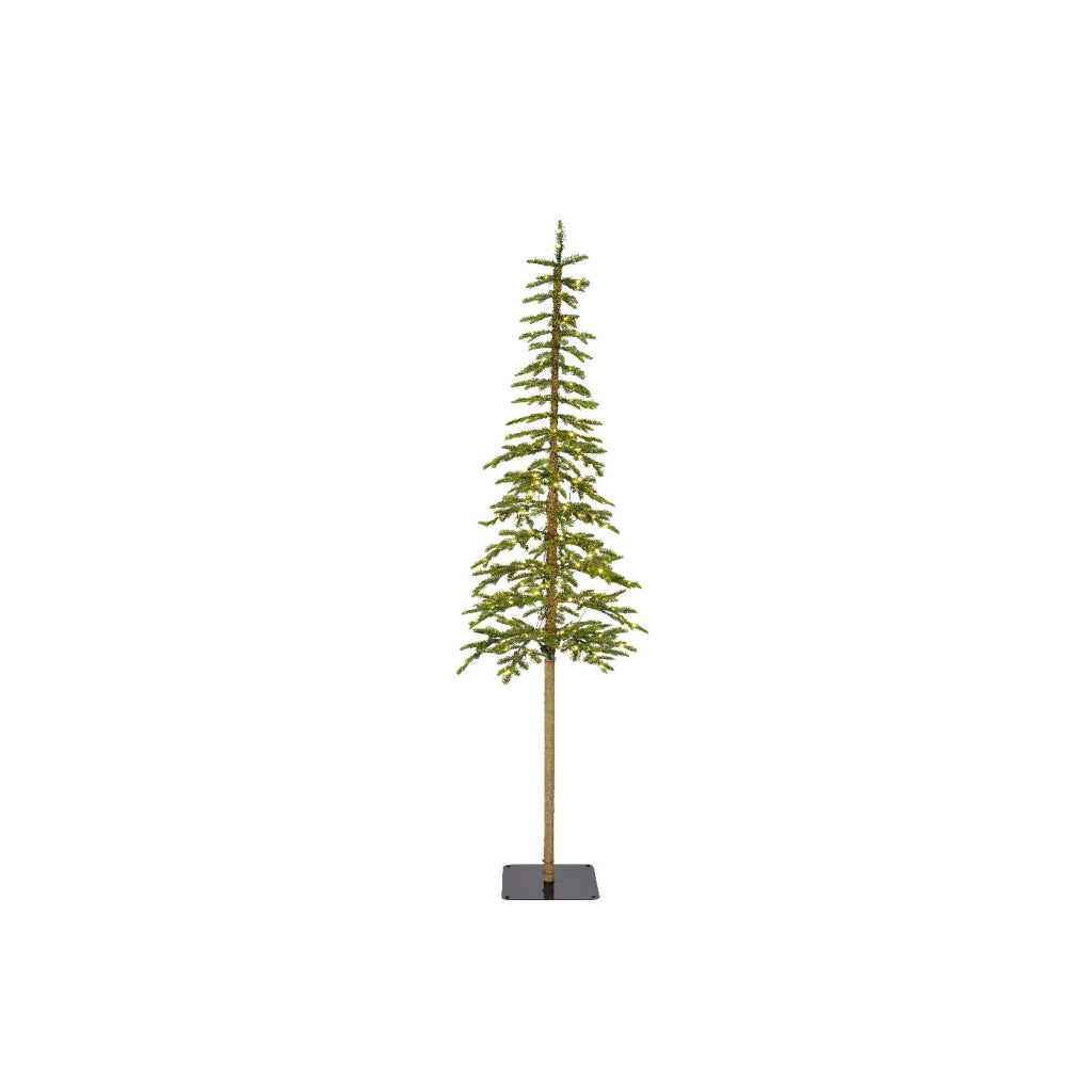 Albero Alpin Fir c/200 LED D50 H210cm verde