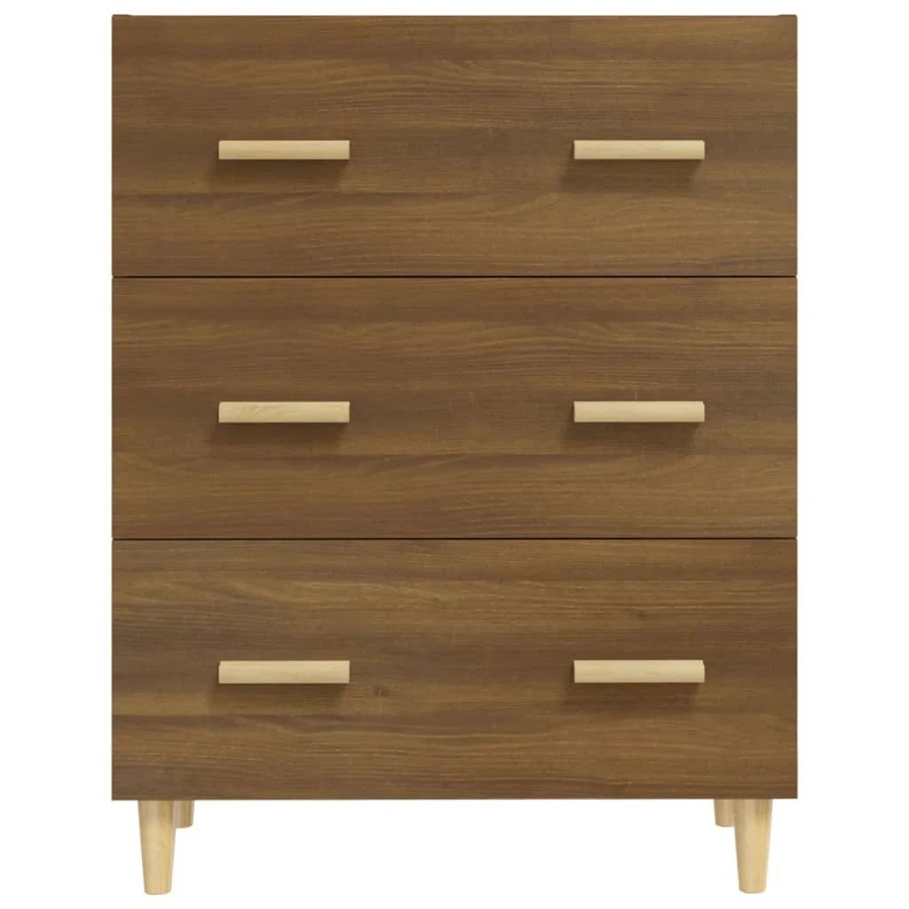 Buffet credenza cassettiera armadio mobile contenitore organizer per cucina soggiorno salotto 70 x 34 x 90 cm legno ingegnerizzato marrone 02_0031404