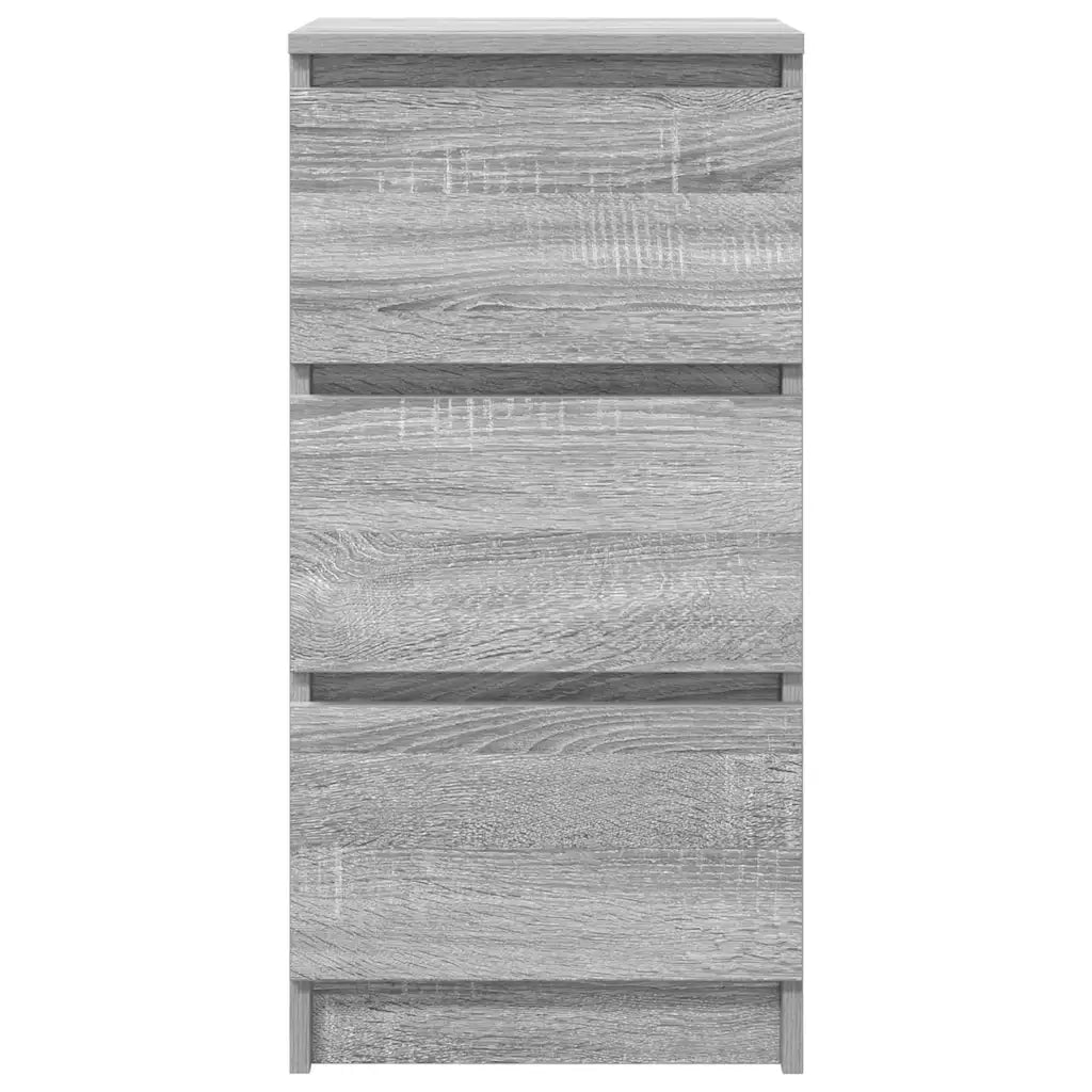 vidaXL Credenza Grigio Sonoma 37,5x35x76 cm in Legno Multistrato
