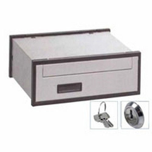Silmec 30-301 Serie SC3 Casellario Postale Orizzontale alluminio uso esterno prelievo posteriore colore Argento
