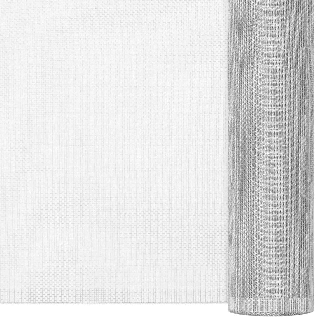 Zanzariera in Alluminio 60x1000 cm Argento CFW7322315