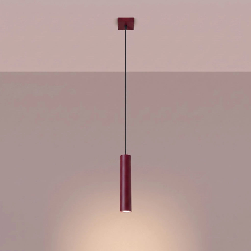 Lampada a sospensione LAGOS 1 bordeaux