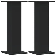 Portavasi mobili per fiori set da 2 30 x 30 x 80 cm legno ingegnerizzato nero 02_0045282