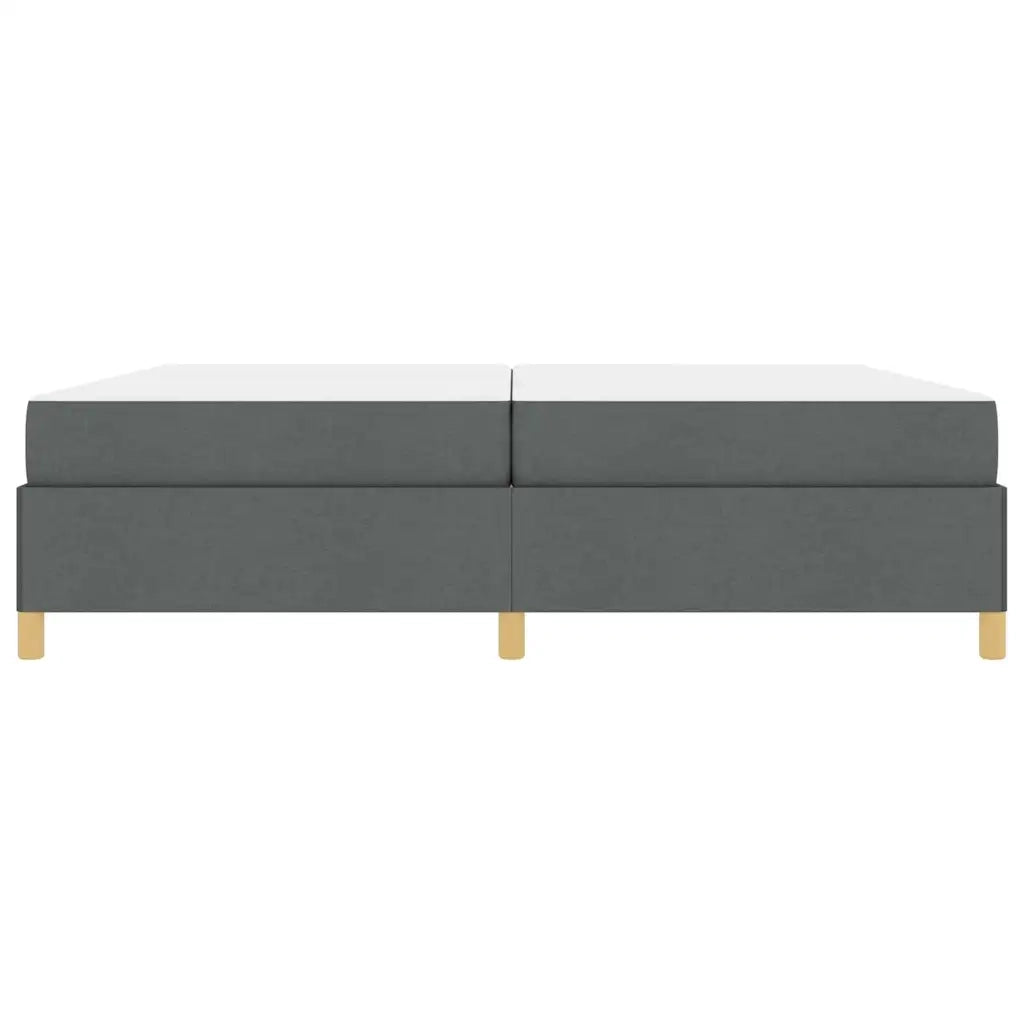 Struttura del letto Grigio scuro 200 x 200 cm Tessuto 3398963