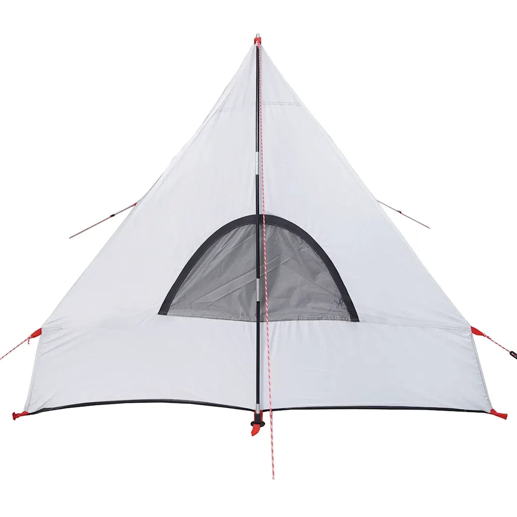 Tenda Campeggio Telaio A 2Persone Bianca Oscurante Impermeabile 94758