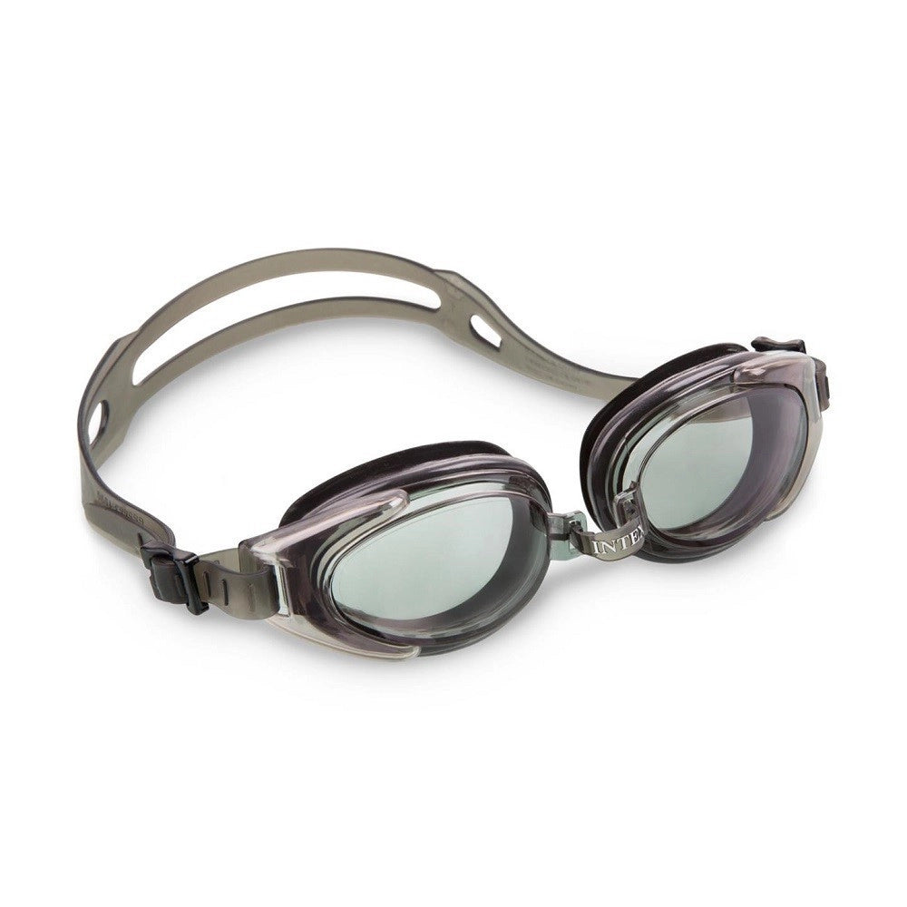 Trade Shop - Occhialini Sport Da Nuoto Piscina Mare +14 Anni Grigio/bianco/trasparente 55685 -