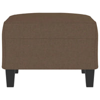 Poggiapiedi Marrone 70x55x41 cm in Tessuto 349350