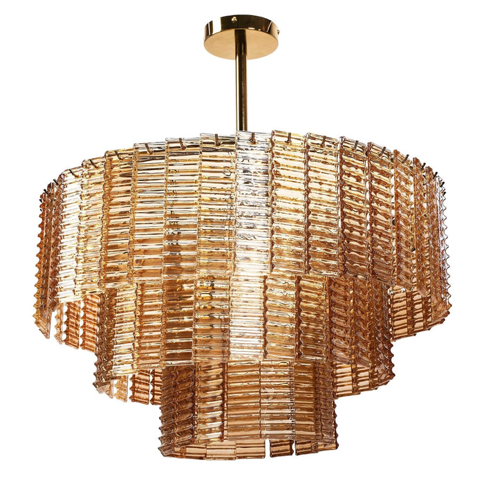 Lampadario A Sospensione Da Soffitto APP1677-8CP Marrone