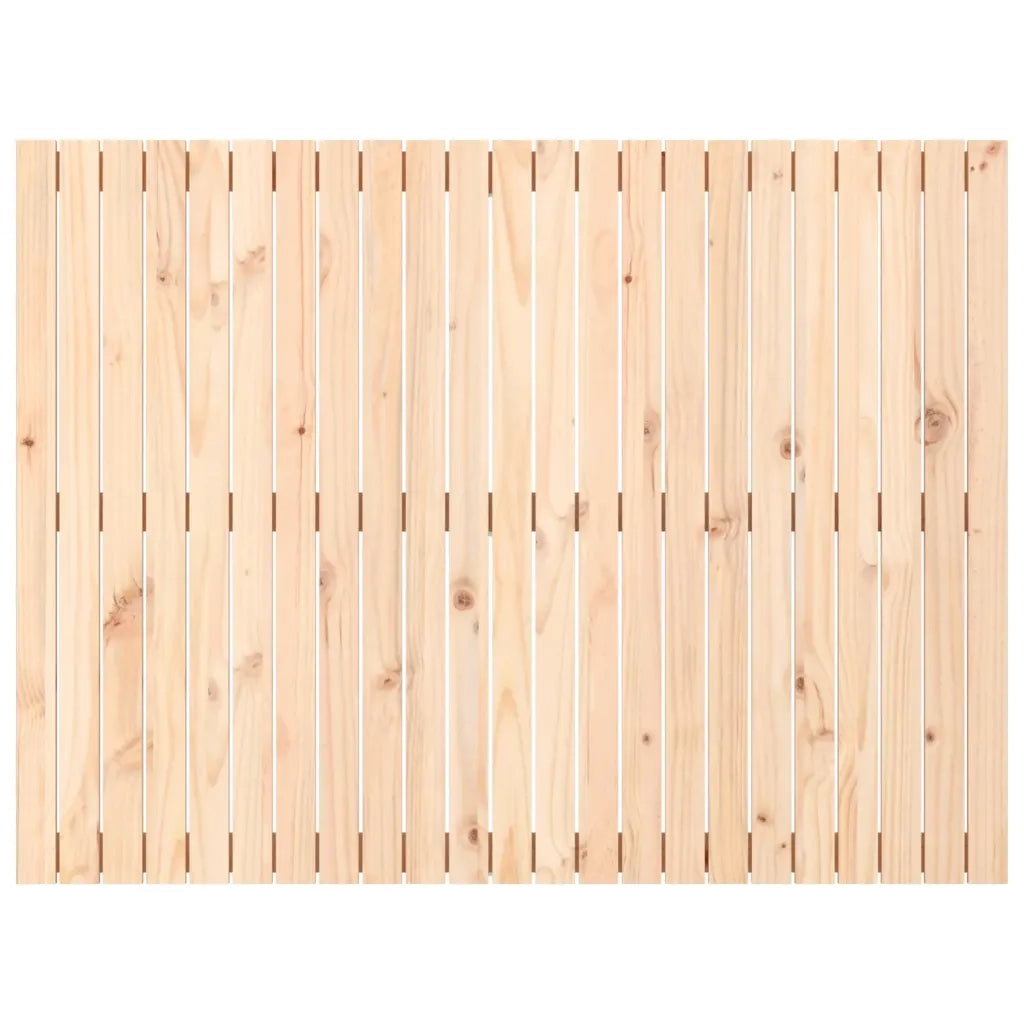 Testiera da Parete 146,5x3x110 cm in Legno Massello di Pino