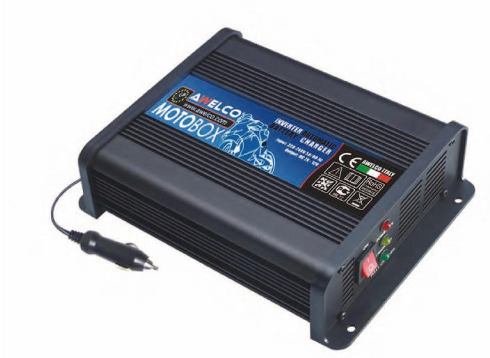 Caricabatteria 12V Inverter Awelco Motobox