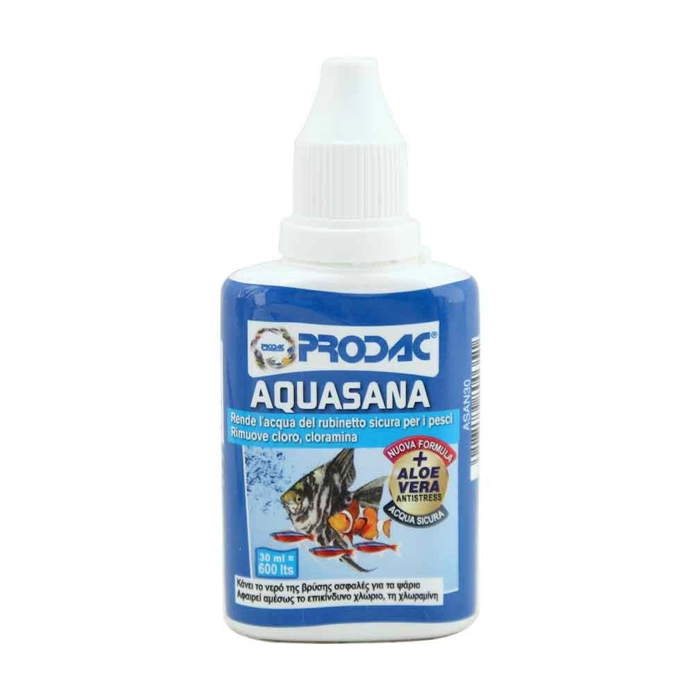 Prodac Aquasana 30ml - biocondizionatore per acqua dolce e marina
