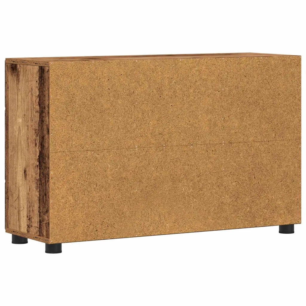 Credenza con porta FLORIN Legno vecchio 88,5 x 30,5 x 55,5 cm 880299