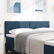 Testiera  con bottoni trapuntati Blu 140 cm Tessuto