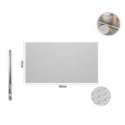 Trade Shop - Rotolo Adesivo Alluminio 61cmx3mt Per Cassetti Mobili Armadi Parati Cucina 70502 -