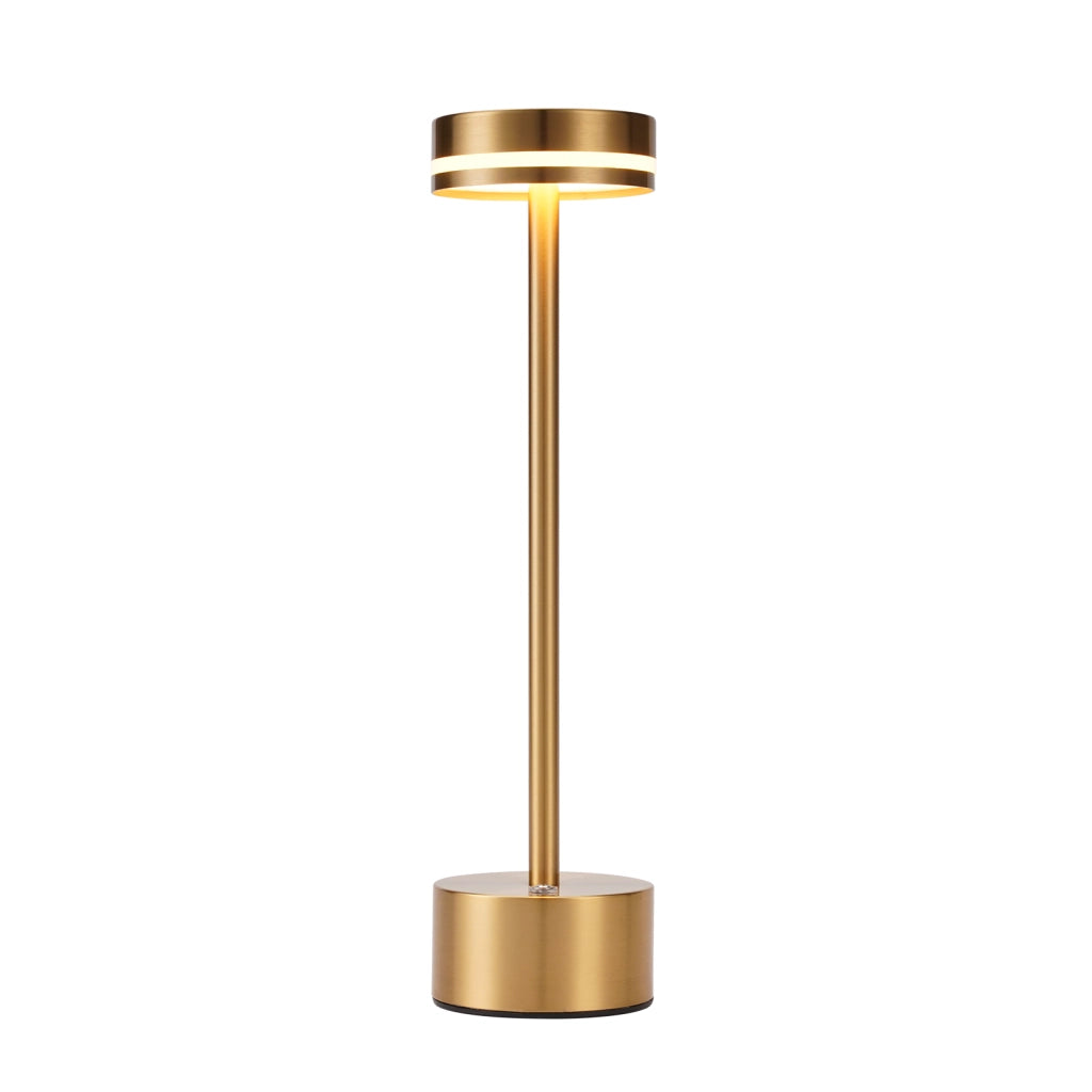 ZMH Lampada da tavolo LED oro set 2 pezzi touch dimmerabile USB C H31.5cm per comodino camera letto