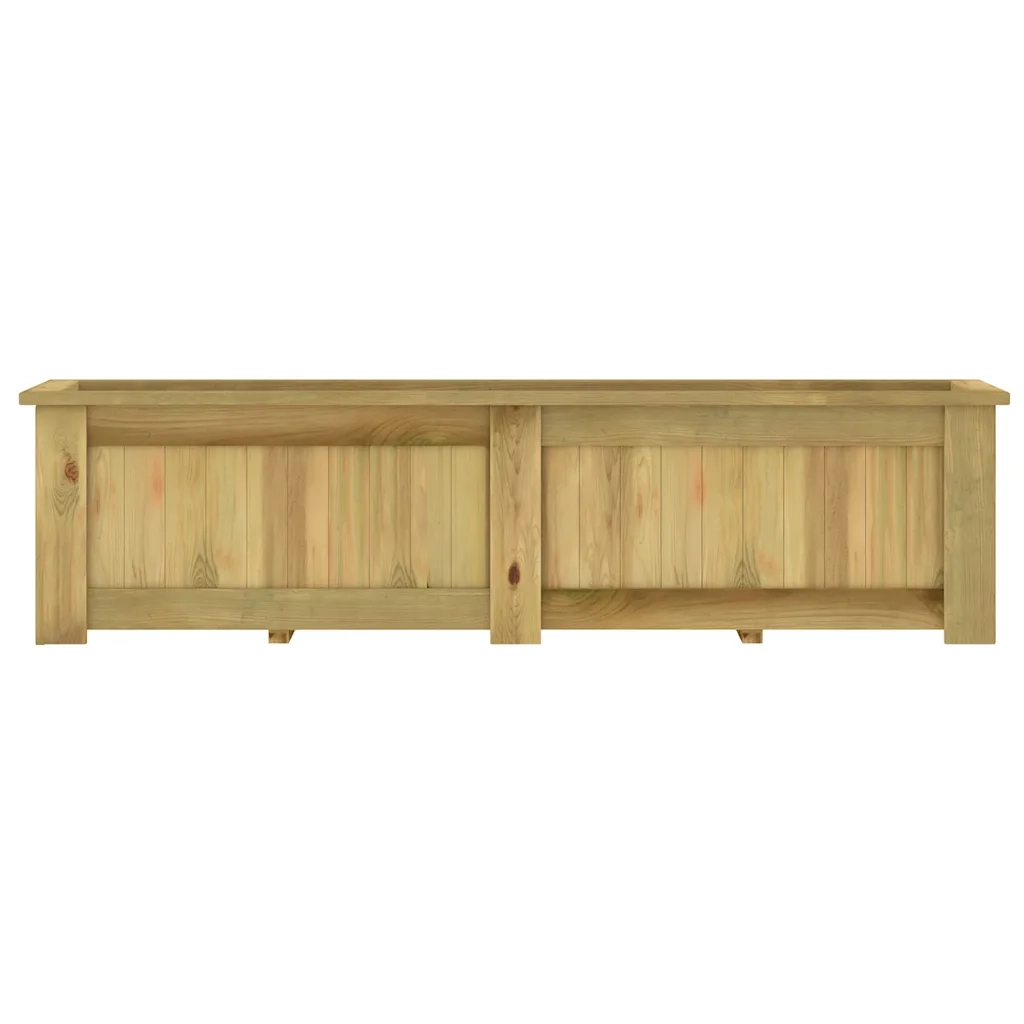 Fioriera Rialzata 196x50x50 cm in Legno di Pino Impregnato 49095