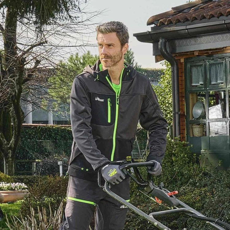 Felpa Galaxy Colore Grigio Verde Misura XL U Power