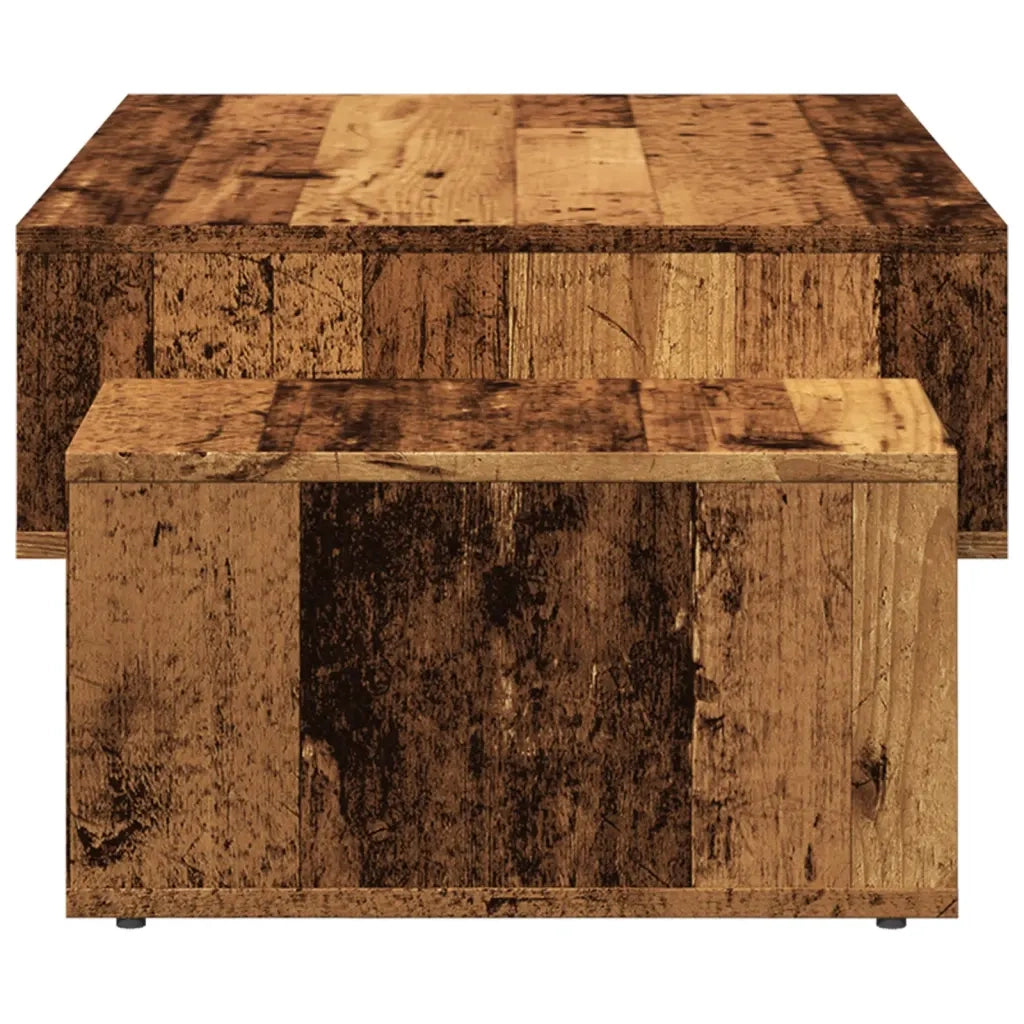 Tavolino da Salotto Legno Antico 105x55x32cm in Truciolato