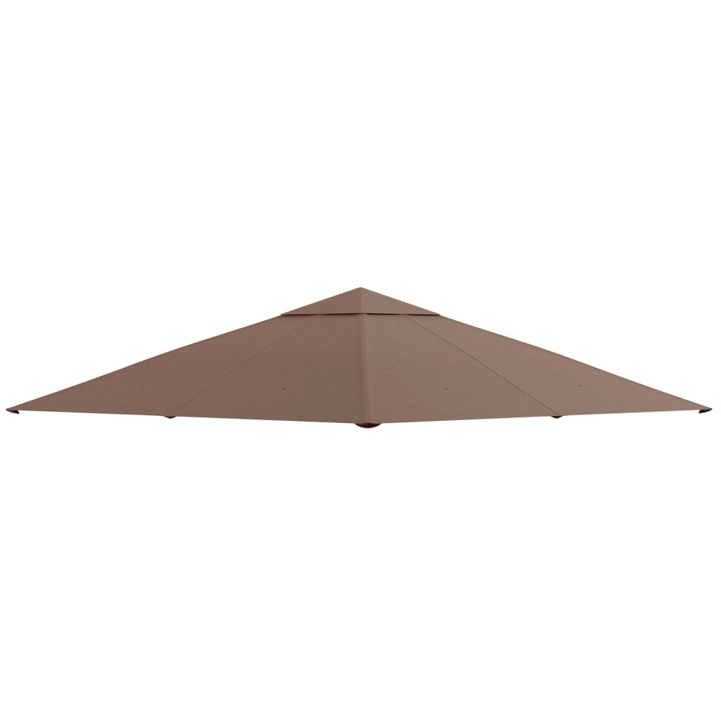 Telo di ricambio per gazebo 298 x 295 cm color caffè