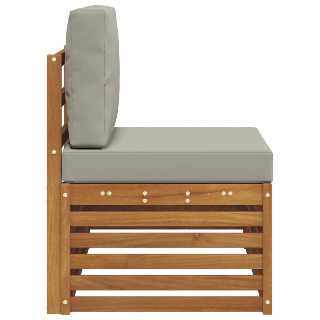 Divano da Giardino-Divano Esterno Finale con cuscino Naturale 91 x 63 x 73 cm 622464