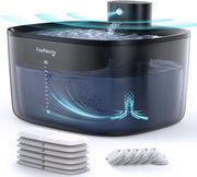 Fonteino per gatti senza fili con sensore di movimento e batteria da 4000mAh, 4L fonteino per gatti senza fili senza consumo di energia con sensore, funzionante con batterie, dispensatore d'acqua silenzioso e automatico per gatti.