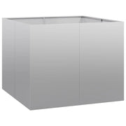 Fioriera | Cassetta per fiori | Vaso 100x100x80 cm in Acciaio Zincato