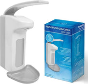 Disinettante per superfici in plastica per 500ml - Eurodispenser - bianco - per installazione a parete - dispensatore di sapone autonomo senza perforazione