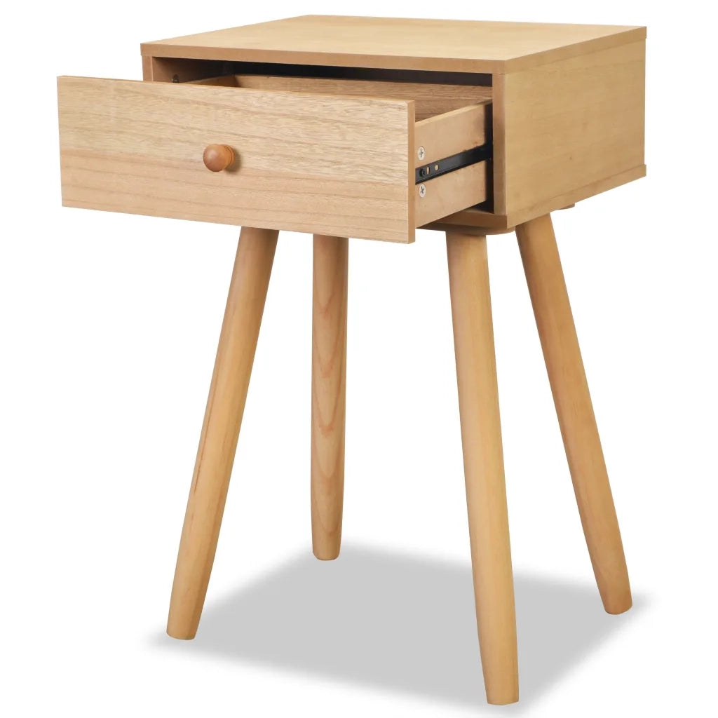 Comodini Set 2 pz in Massello di Pino 40x30x61 cm Marroni cod mxl 31036