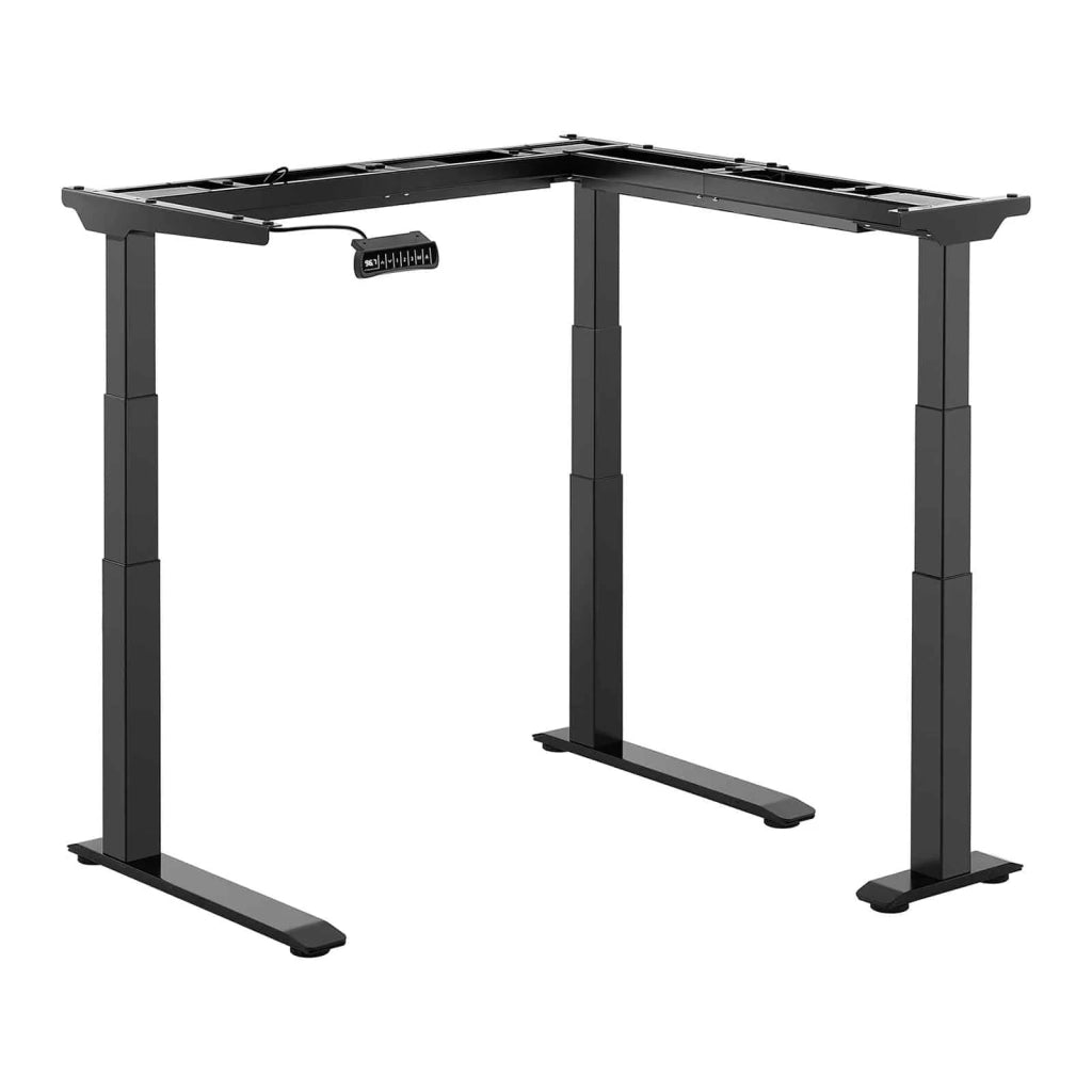 Scrivania angolare sit-stand (base) - altezza: 60-125 cm - larghezza: 110-190 cm (sinistra) / 90-150 cm (destra) - angolo: 90° - 150 kg 14_0005938