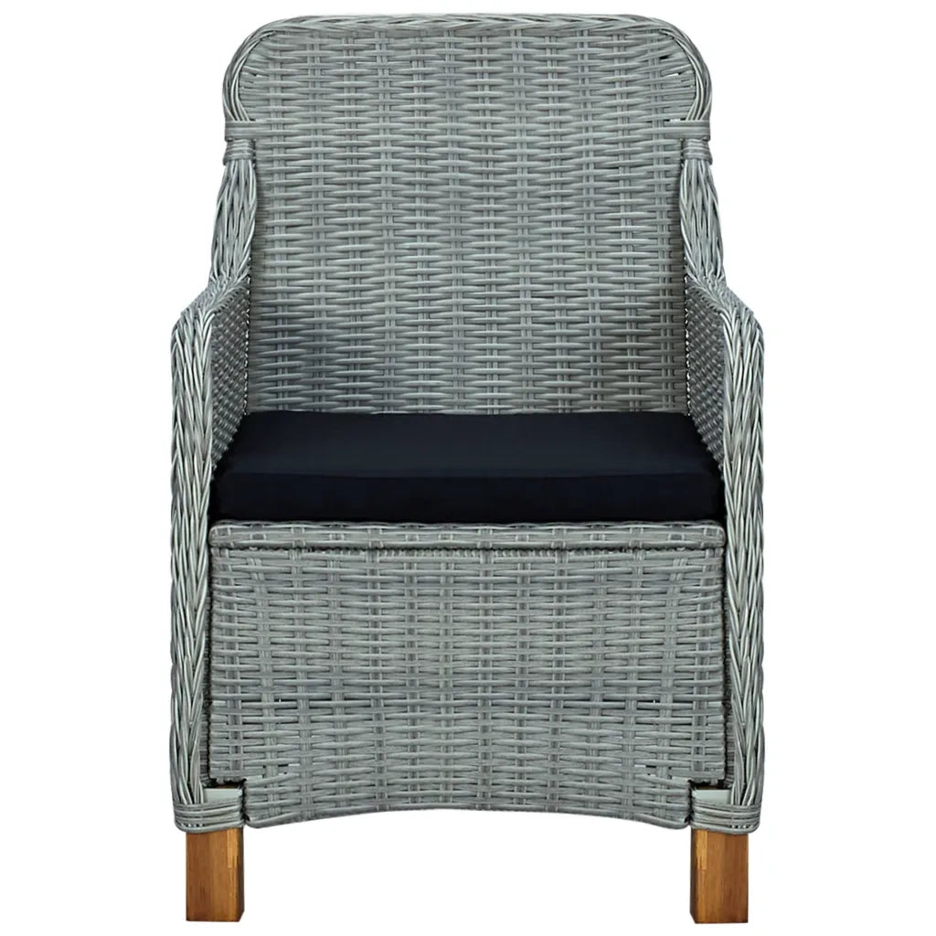 Set Mobili da Pranzo per Giardino 5 pz Grigio Chiaro cod mxl 44331