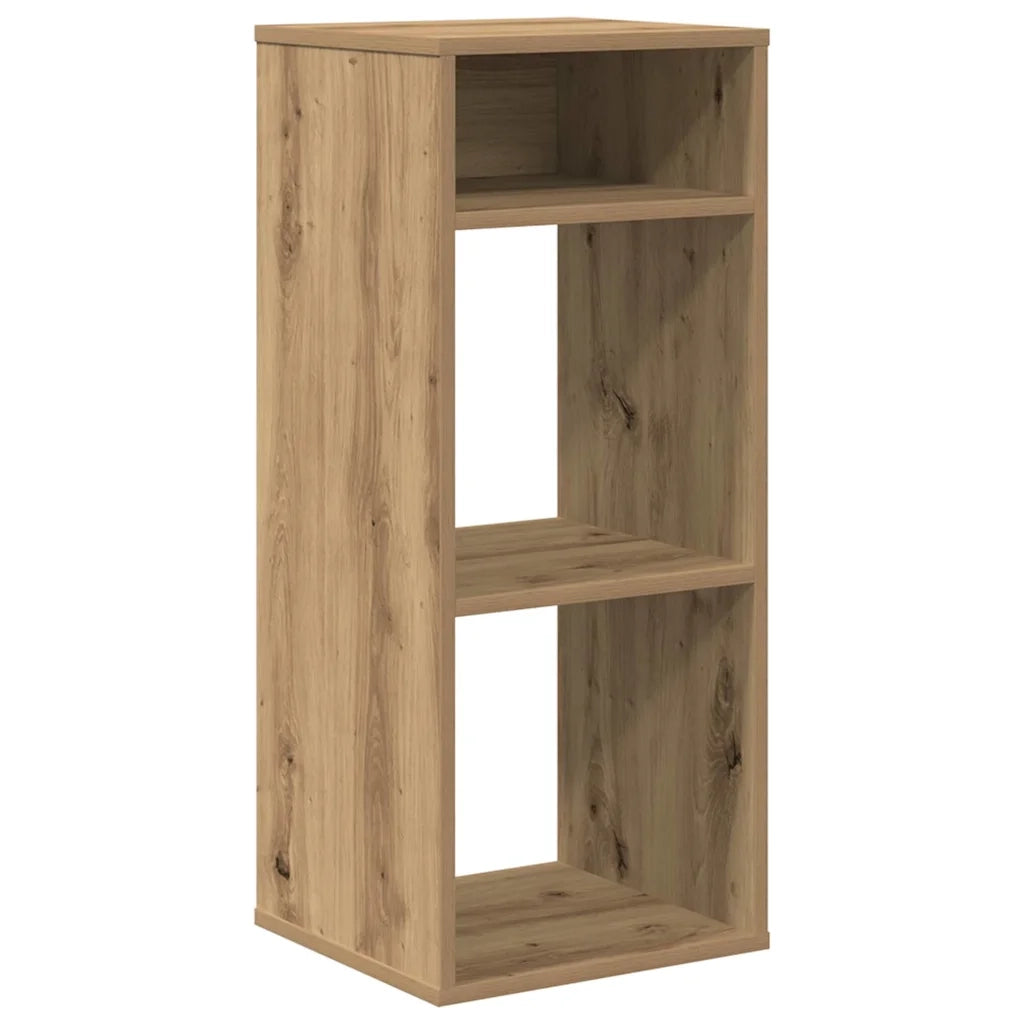 Libreria-Scaffale per Libri-Mobile di Stoccaggio Rovere Artigianale 34x31x80 cm Legno Multistrato