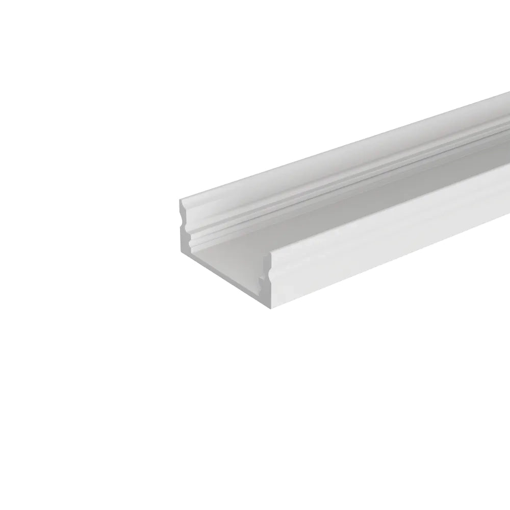 Profilo slim bianco in alluminio 2mt per striscia led