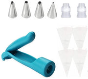 Decorazioni per torte 11 pezzi - Kit di decorazione - Set di tubi - Sacchetti per tubi - Converter - Materiale di alta qualità / ABS - Decorazioni per torte
