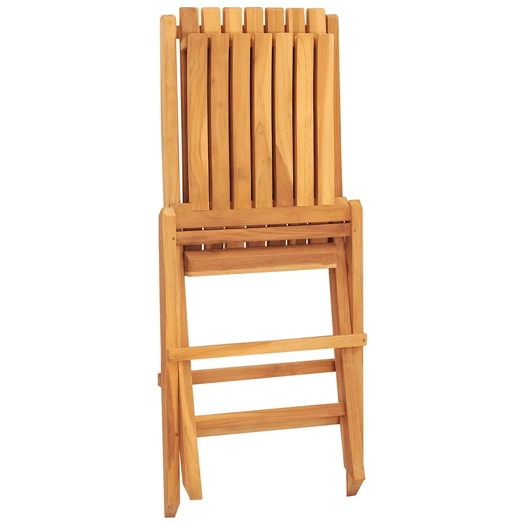 Sedie da Giardino Pieghevoli 4pz 47x47x89cm Legno Massello Teakcod mxl 100263